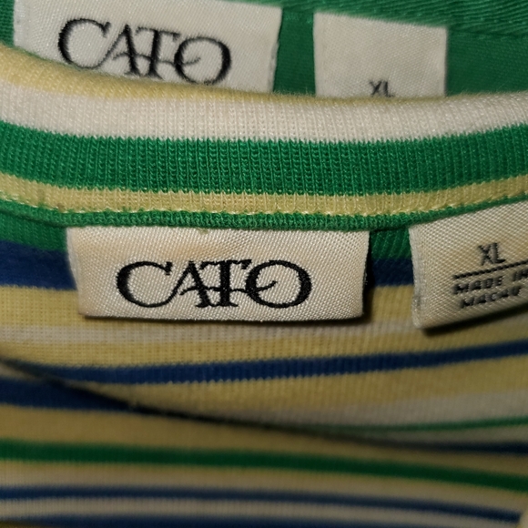 ST. PATRICK'S DAY SHIRT JACKET TOP SHAMROCKS IRISH GREEN XL from Cato - Picture 10 of 15